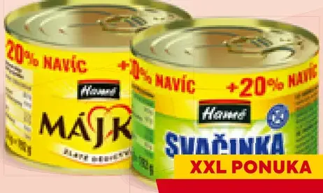 Hamé nátierka Májka, Svačinka