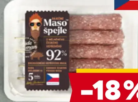 Mleté mäso na špajdli