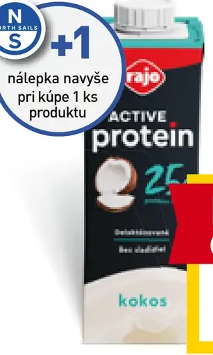 Rajo Active protein nápoj kokos