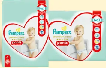 Pampers premium pants detské nohavičky