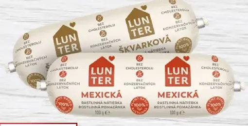 Lunter nátierka 2 druhy