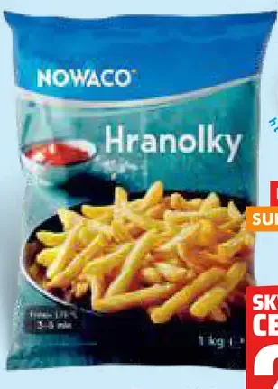 NOWACO Hranolčeky hlboko zmrazené