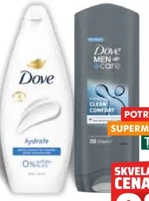 Dove sprchový gél 2 druhy