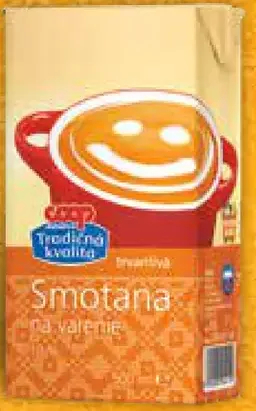 Trvanlivá smotana Coop