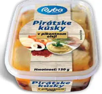 Ryba Pirát ske kúsky v pikantnom oleji