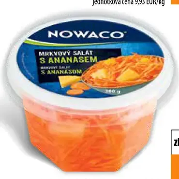 NOWACO Mrkv ový šalát s ananásom