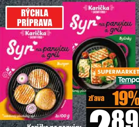 Karička Syr na panvicu Halloumi 2 druhy