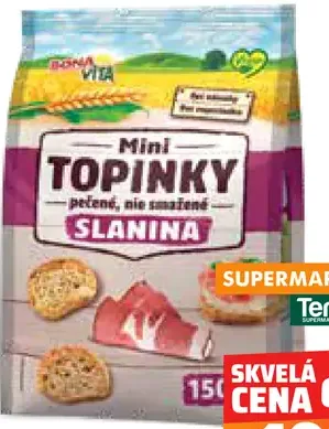 Mini Topinky príchuť slanina