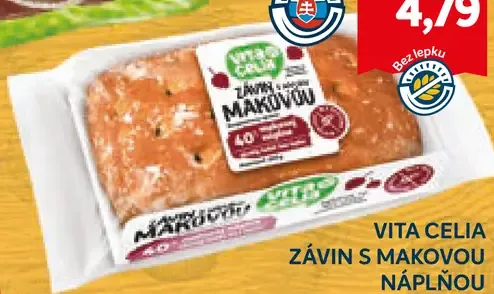 Vita Celia Závin s Makovou Náplňou
