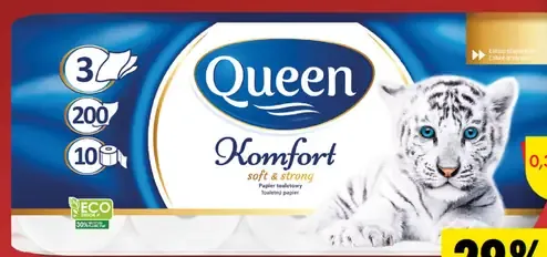 Queen Komfort toaletný papier