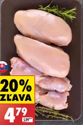 Kuracie prsnä rezne a stehnä bez kosti a kože