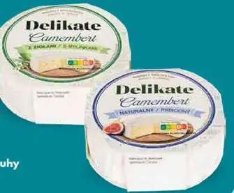 Delikate Camembert rôzne druhy