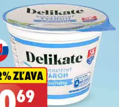 Delikate Tvaroh roztierateľný