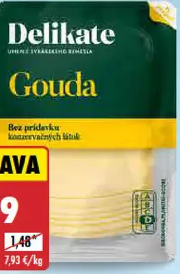Delikate Gouda plátky