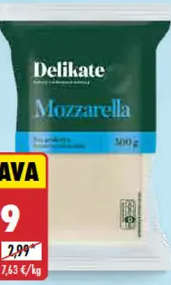 Delikate Mozzarella blok