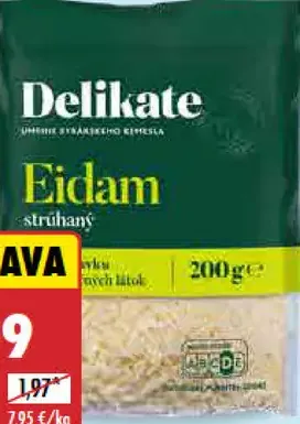 Delikate Eidam strúhaný