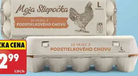 Vajcia L podstielka