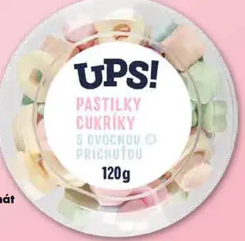 UPS! Cukríky komprimát ovocné