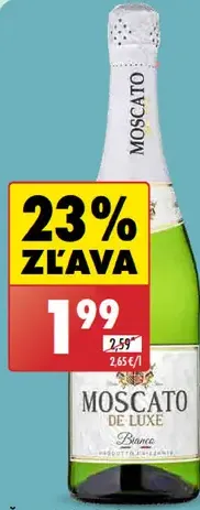 Moscato de Luxe Šumivé vino biele