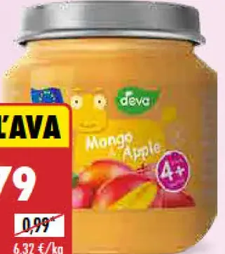 Deva príkrm mango, jablko