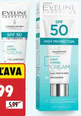 Eveline pleťový krém SPF 50 Caring/Moisturizing