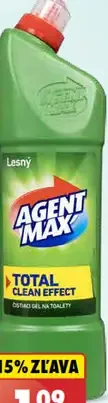 Agent Max WC gél Total Clean Effect lesný
