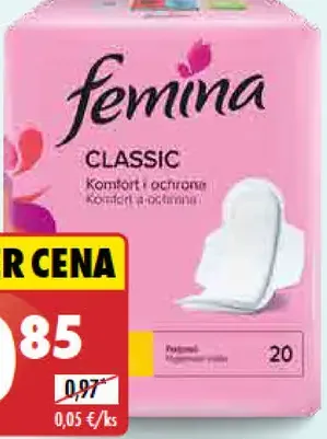 Femina Hygienické vložky Classic