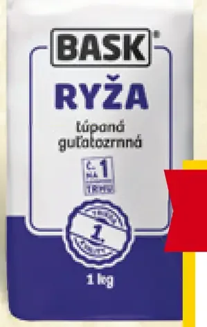 Bask ryža rôzne druhy