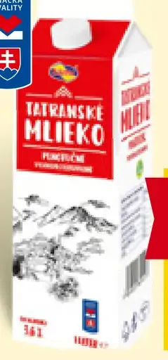 Tami Tatranské mlieko čerstvé