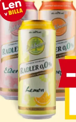 Eichbaum nealkoholický radler plechovka