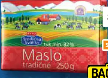 Maslo tradičné