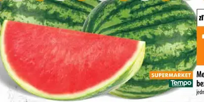 Melón červený bezjadierkový