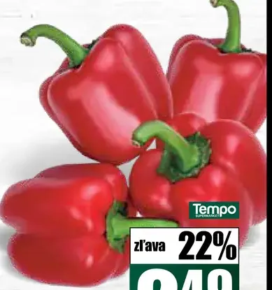 Paprika zeleninová červená