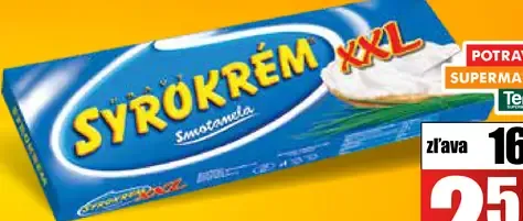 Syrökrém Smotanela XXL