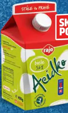 Rajo Acidko plnotučné biele