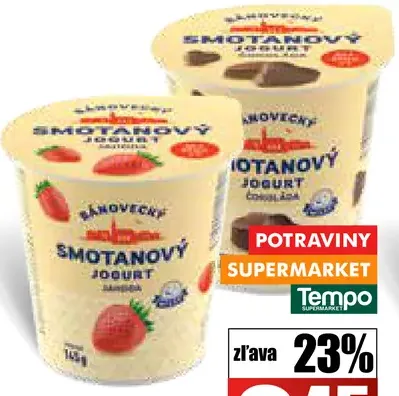 Láčkovec Bánovecký smotanový jogurt 2 druhy