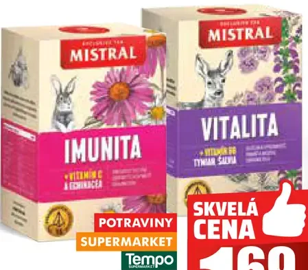 Mistral Bylinný Čaj Imunita - Vitalita