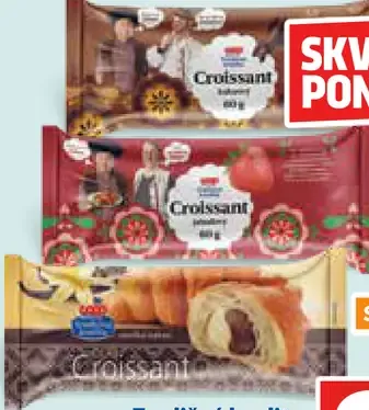 Croissant plnený