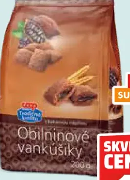 Oblínové vankúšiky s kakaovou náplňou