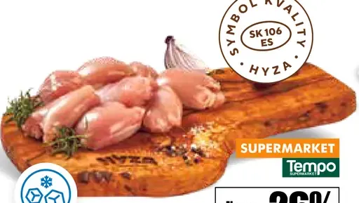 Kuracie stehná bez kosti a kože chladené