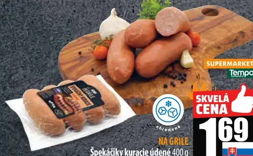 Špekáčky kuracie údené