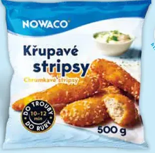 NOWACO Kuracie stripsy obaľované hlbokozmrazené