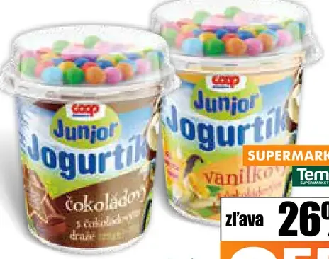 Coop Junior Jogurtík čokoládový