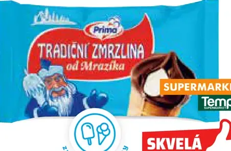 Tradičná zmrzlina v oblátke