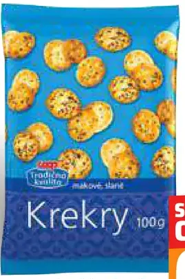 Krekry makové slané