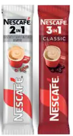 Nescafé 2 v 1 coffee creamer & Nescafé 3 v 1 classic