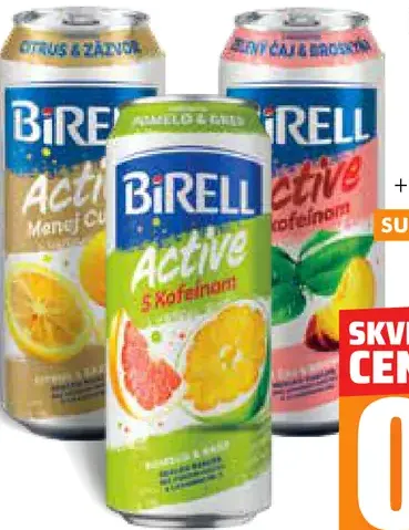 Birell Radler Active 3 druhy