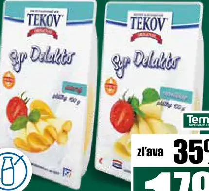 Tekov Delaktos syr plátky
