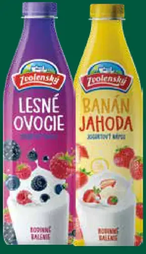 Zvolenský jogurtový nápoj 2 druhy