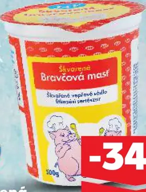 Škvarková bravčová masť